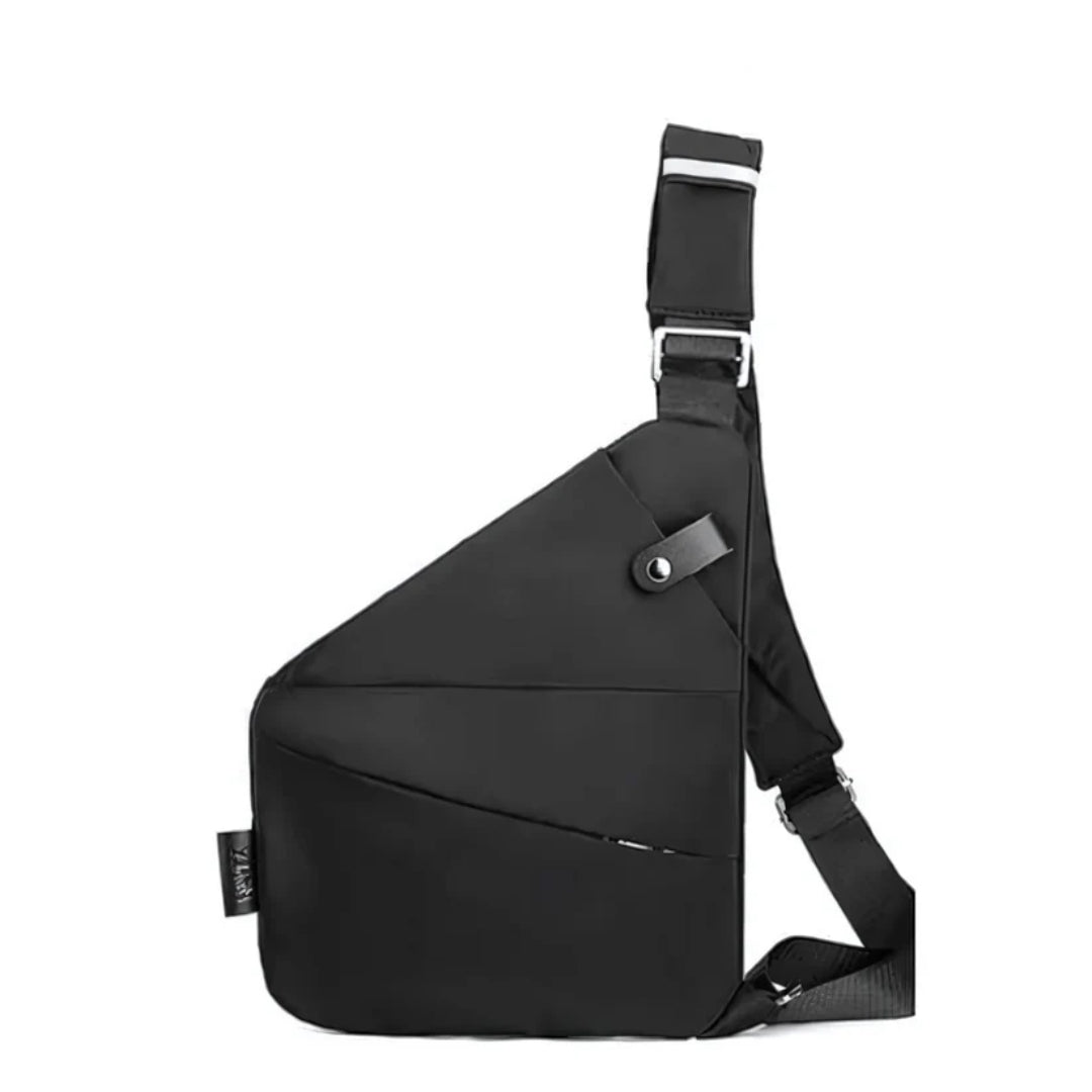 Skuldertaske med skjulte rum og anti-tyveri design