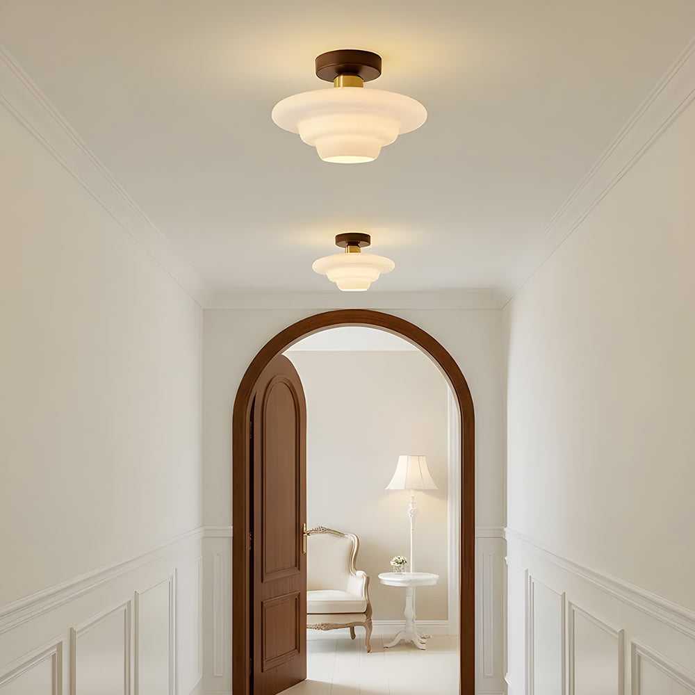 Loftlampe størrelse B – diameter 28 cm, højde 25 cm