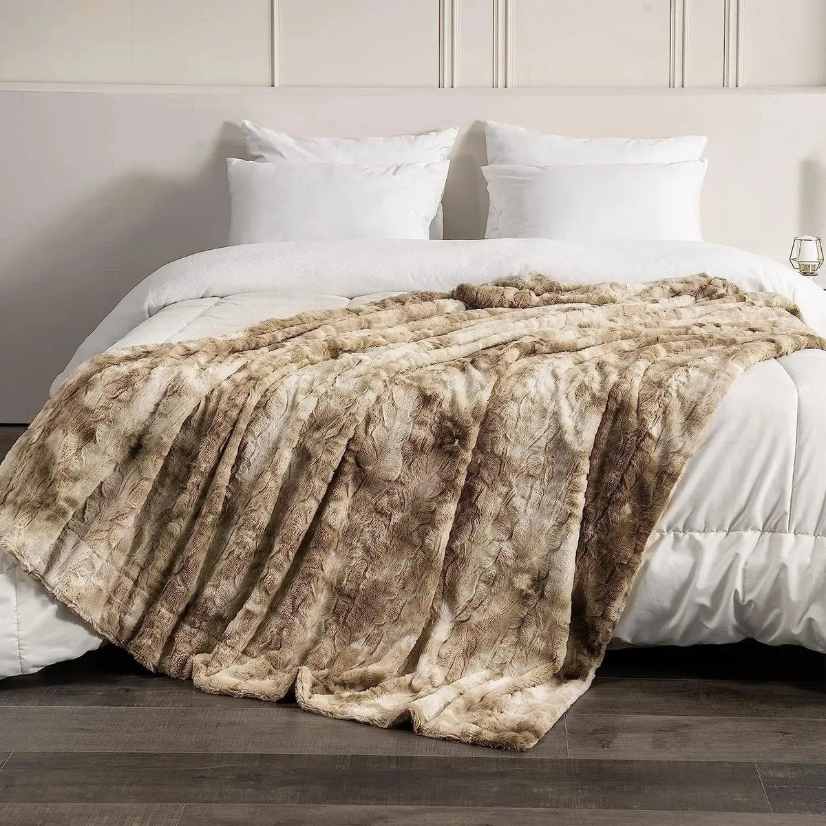 WinterNest Tæppe – Varmt Dobbeltsidet Fleece-vintertæppe