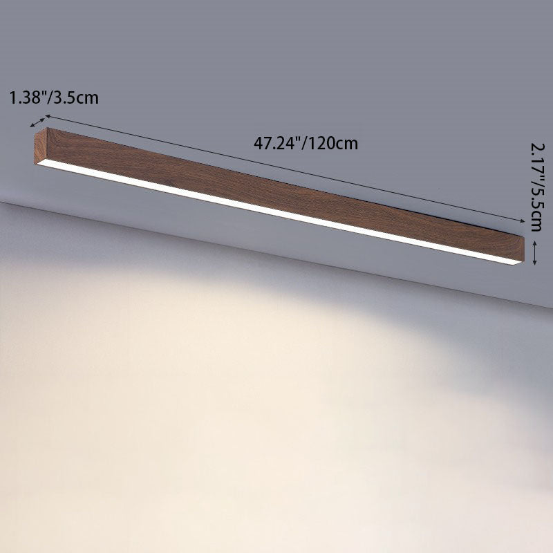 100 cm loftlampe i valnød over spisebord