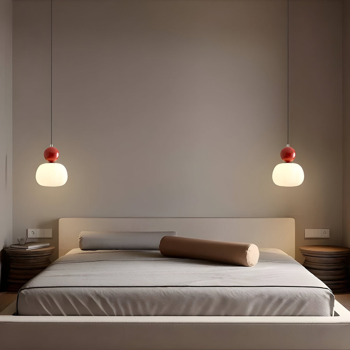 Solar-Powered Elegance: Mjørik Nordic Cream Pendant Lamp** **Meta Title:** Eco-Friendly Solar Pendant Lamp for Outdoor Spaces - Lioren