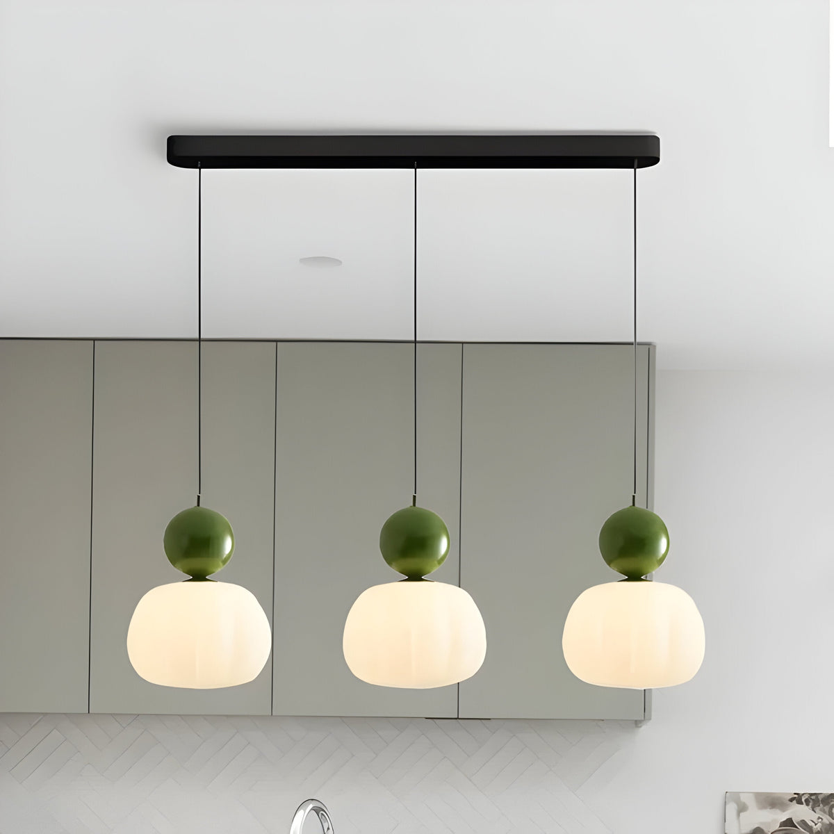 Solar-Powered Elegance: Mjørik Nordic Cream Pendant Lamp** **Meta Title:** Eco-Friendly Solar Pendant Lamp for Outdoor Spaces - Lioren