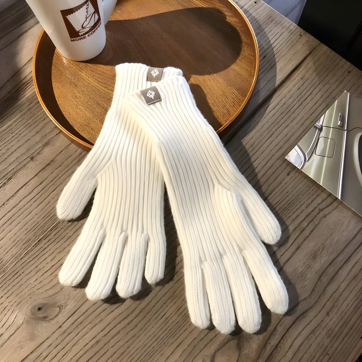 CozyTouch Handsker – Afslappede Strikkede Vinterhandsker