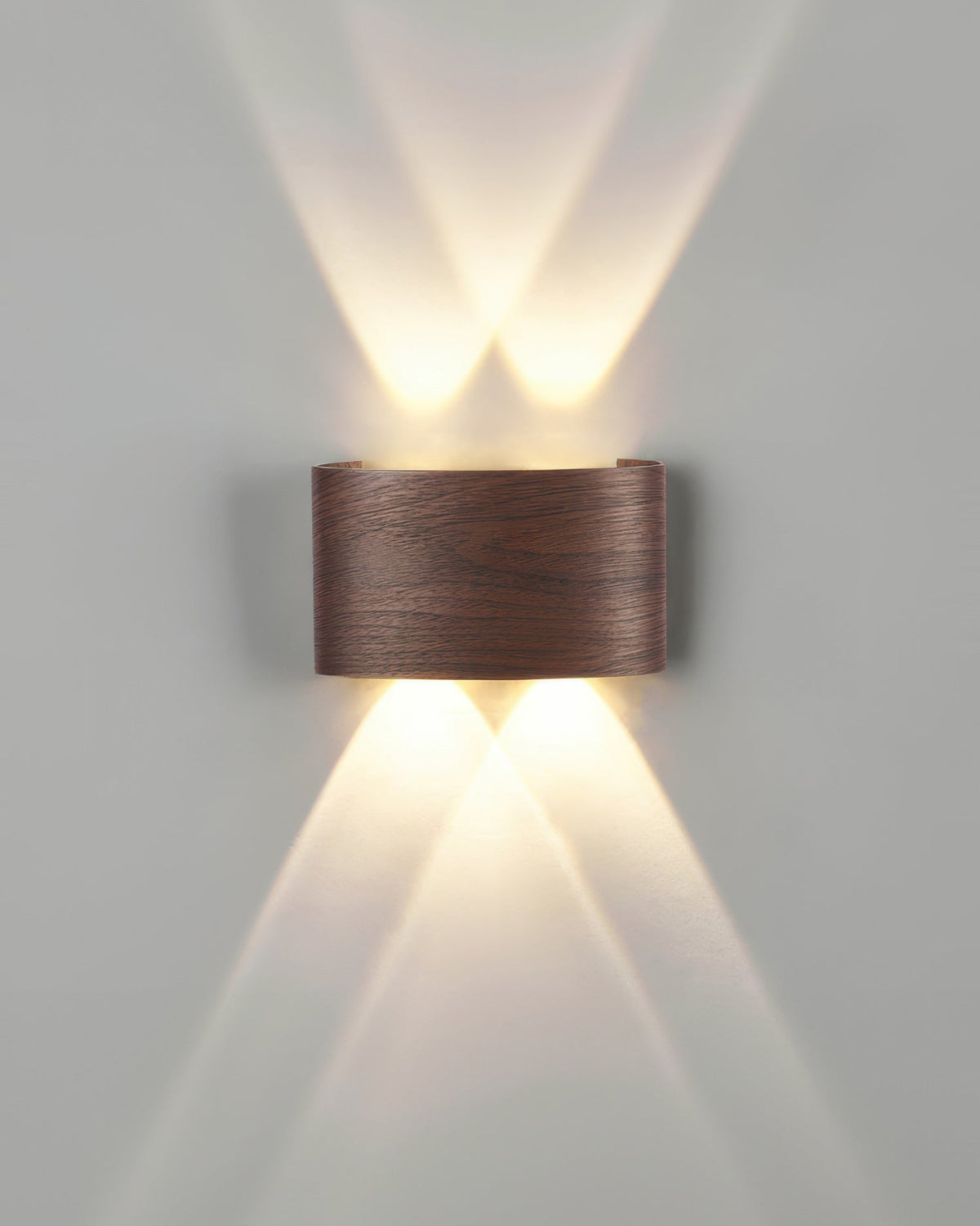 LED væglampe set forfra – 4-lys variant