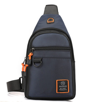 Crossbody skuldertaske til mænd i grå farve – detaljebillede