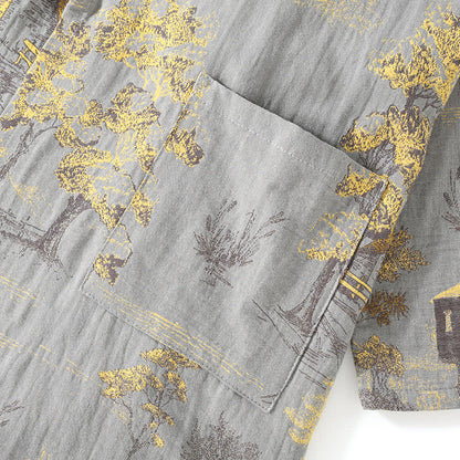 Løst og afslappet kimono loungewear sæt til kvinder