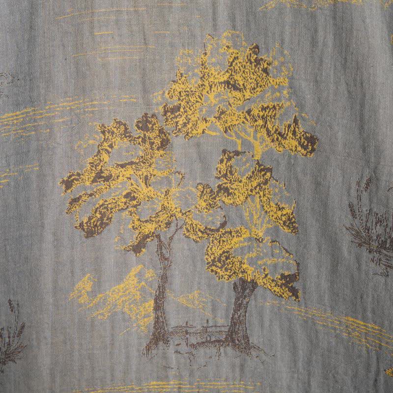 Pyjamas sæt kvinder i bomuld med naturmotiv – detaljebillede