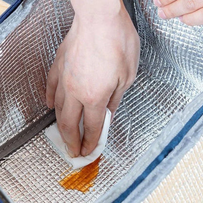 Køletaske med rummelig hovedlomme til frokost og snacks