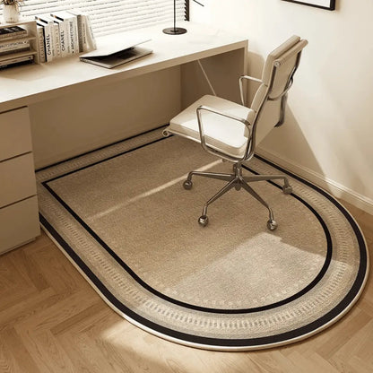 Kontorstol måtte i geometrisk design set oppefra