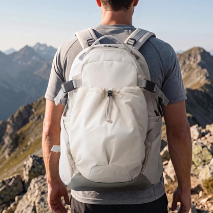 Sort vandrerygsæk 30L til trekking og camping