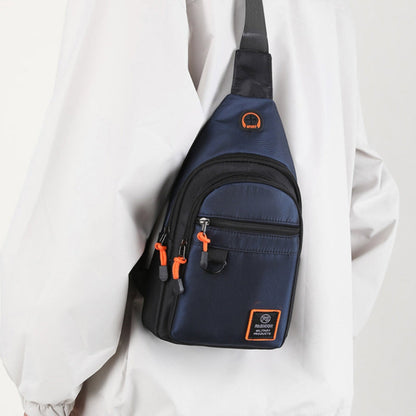 Crossbody skuldertaske i grøn – sideprofil