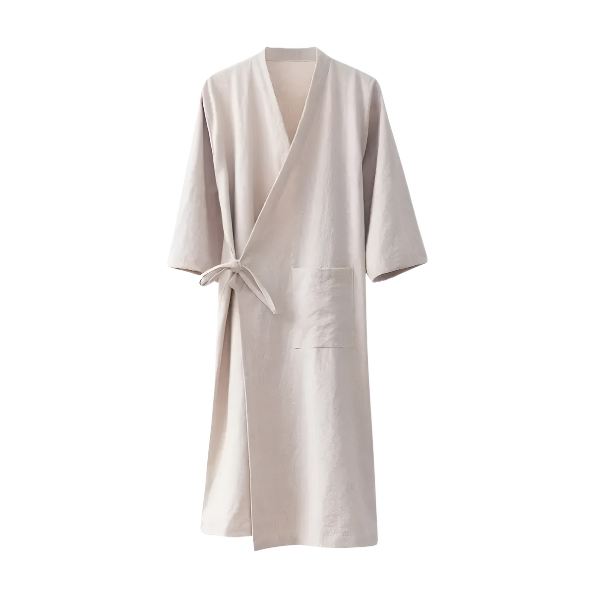Unisex kimono badekåbe med justerbart bælte