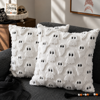 Halloween-pude, 45x45 cm, set fra siden