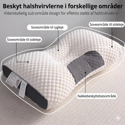Ortopædisk Pude i Memory-Skum – Optimal Støtte til Nakke og Ryg | Forbedrer Søvnkvaliteten og Komforten