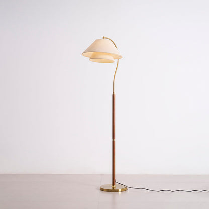 Gulvlampe i pakket eller udpakket stand