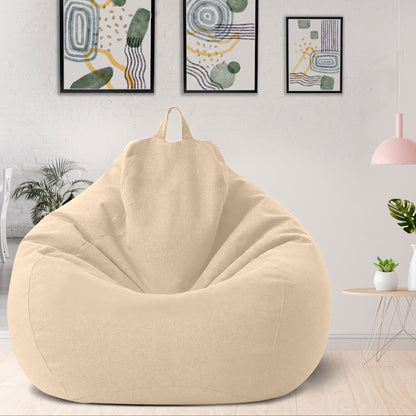 Rød sækkestol betræk – teenager størrelse 80x90 cm