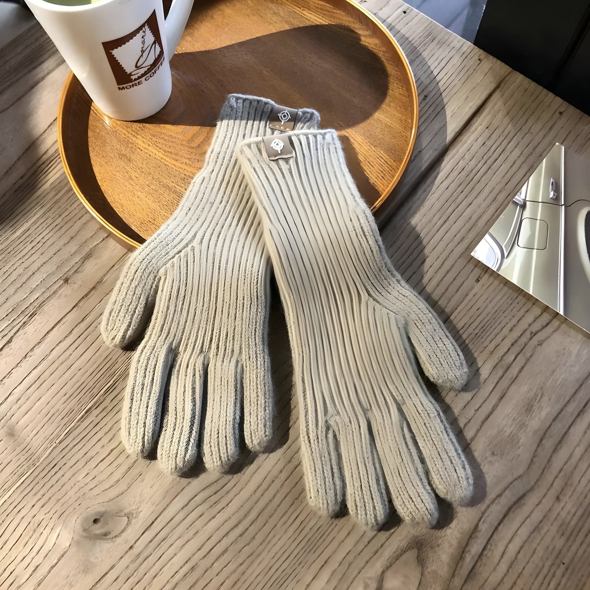 CozyTouch Handsker – Afslappede Strikkede Vinterhandsker