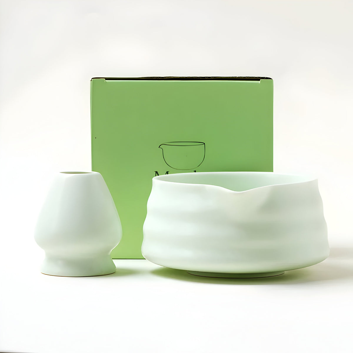 Keramisk Matcha Sæt – Traditionelt Japansk Tesæt til Mindful Nydelse og Autentisk Te-Ceremoni 0