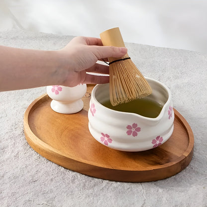 Matcha Sæt – Japansk Tesæt med Teskål, Bambuspisker og Si til Perfekt Te-oplevelse 2