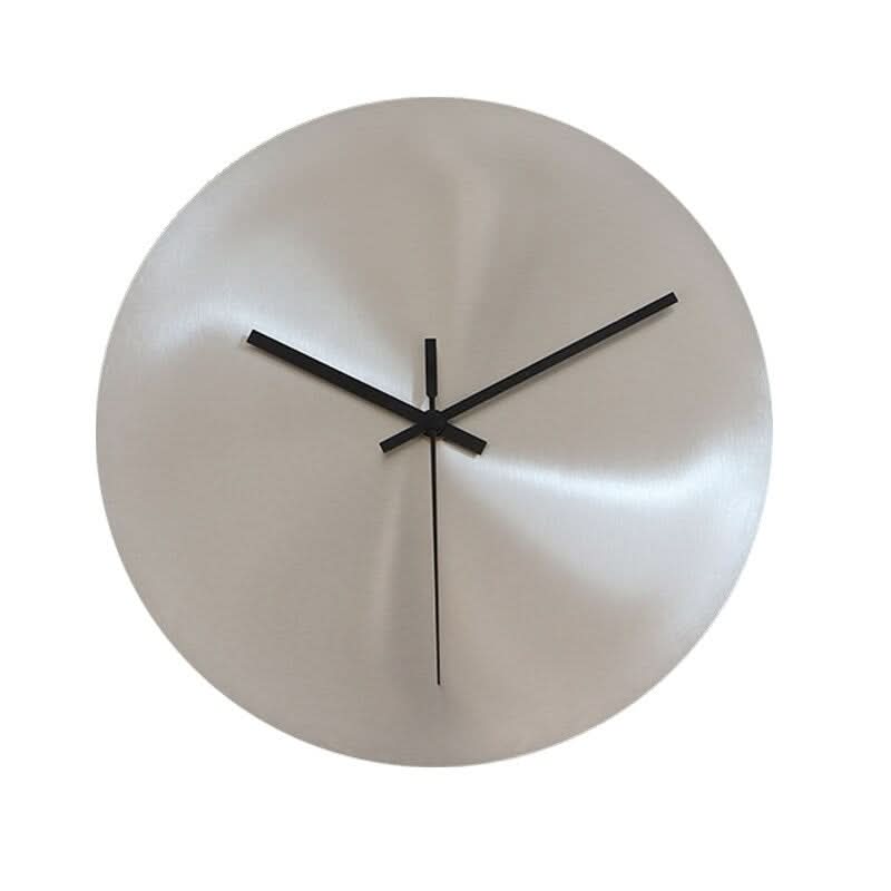 Minimalistisk Vægur i Rustfrit Stål – Elegant, Lydløs Tidsmåler til Moderne Hjem 3