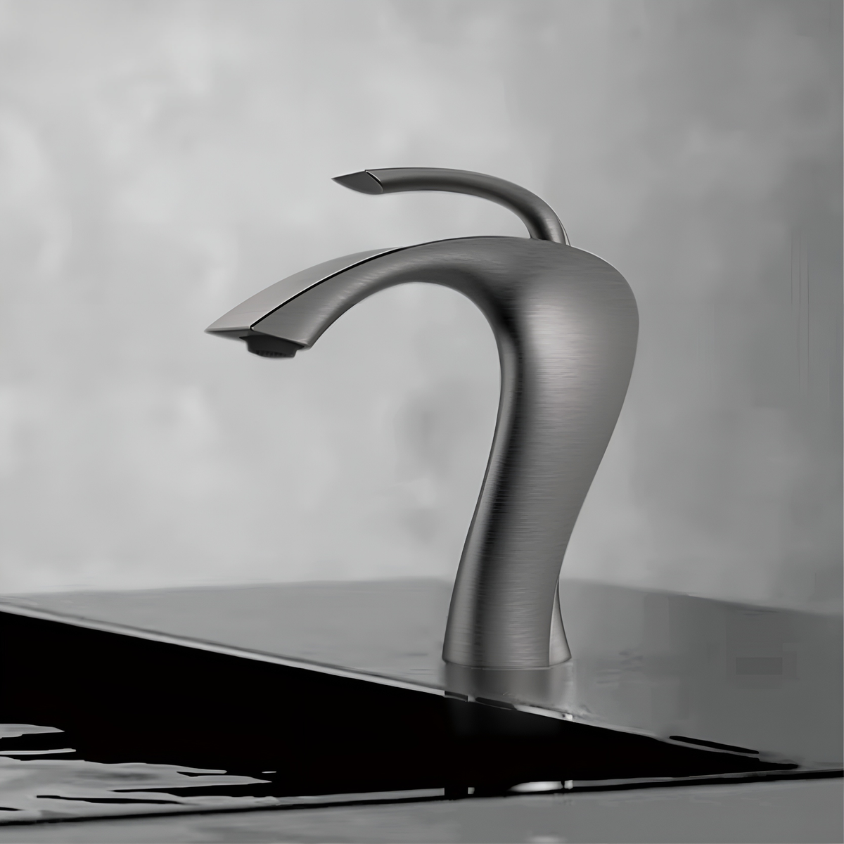 Moderne Håndvaskarmatur i Messing – Elegant Design med Keramisk Patron til Præcis Vandkontrol 4