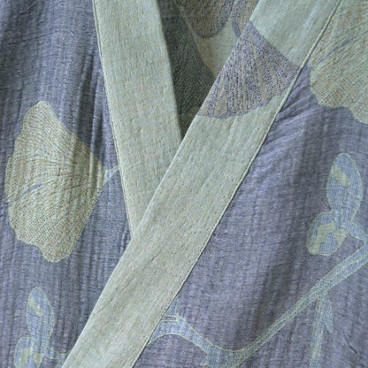 Kimono badekåbe med bindebælte – nærbillede