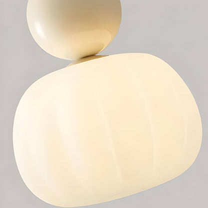Solar-Powered Elegance: Mjørik Nordic Cream Pendant Lamp**  **Meta Title:** Eco-Friendly Solar Pendant Lamp for Outdoor Spaces - Lioren
