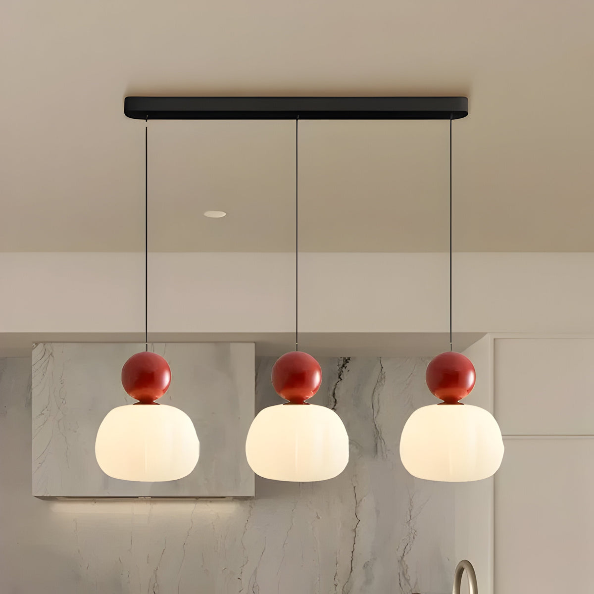 Solar-Powered Elegance: Mjørik Nordic Cream Pendant Lamp**  **Meta Title:** Eco-Friendly Solar Pendant Lamp for Outdoor Spaces - Lioren
