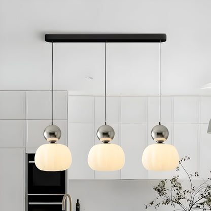 Solar-Powered Elegance: Mjørik Nordic Cream Pendant Lamp**  **Meta Title:** Eco-Friendly Solar Pendant Lamp for Outdoor Spaces - Lioren