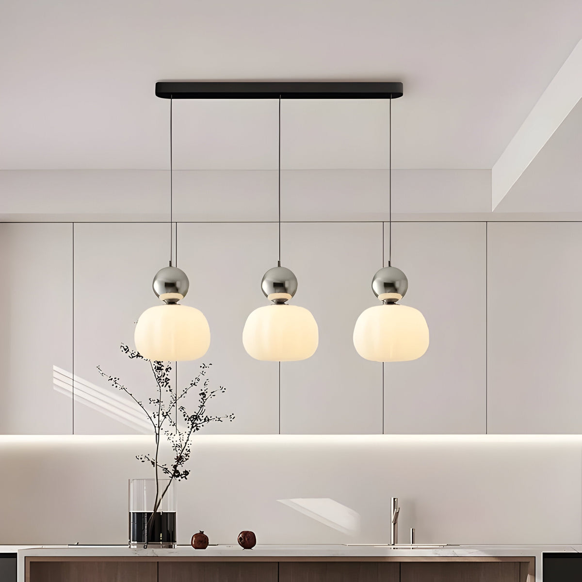 Solar-Powered Elegance: Mjørik Nordic Cream Pendant Lamp**  **Meta Title:** Eco-Friendly Solar Pendant Lamp for Outdoor Spaces - Lioren
