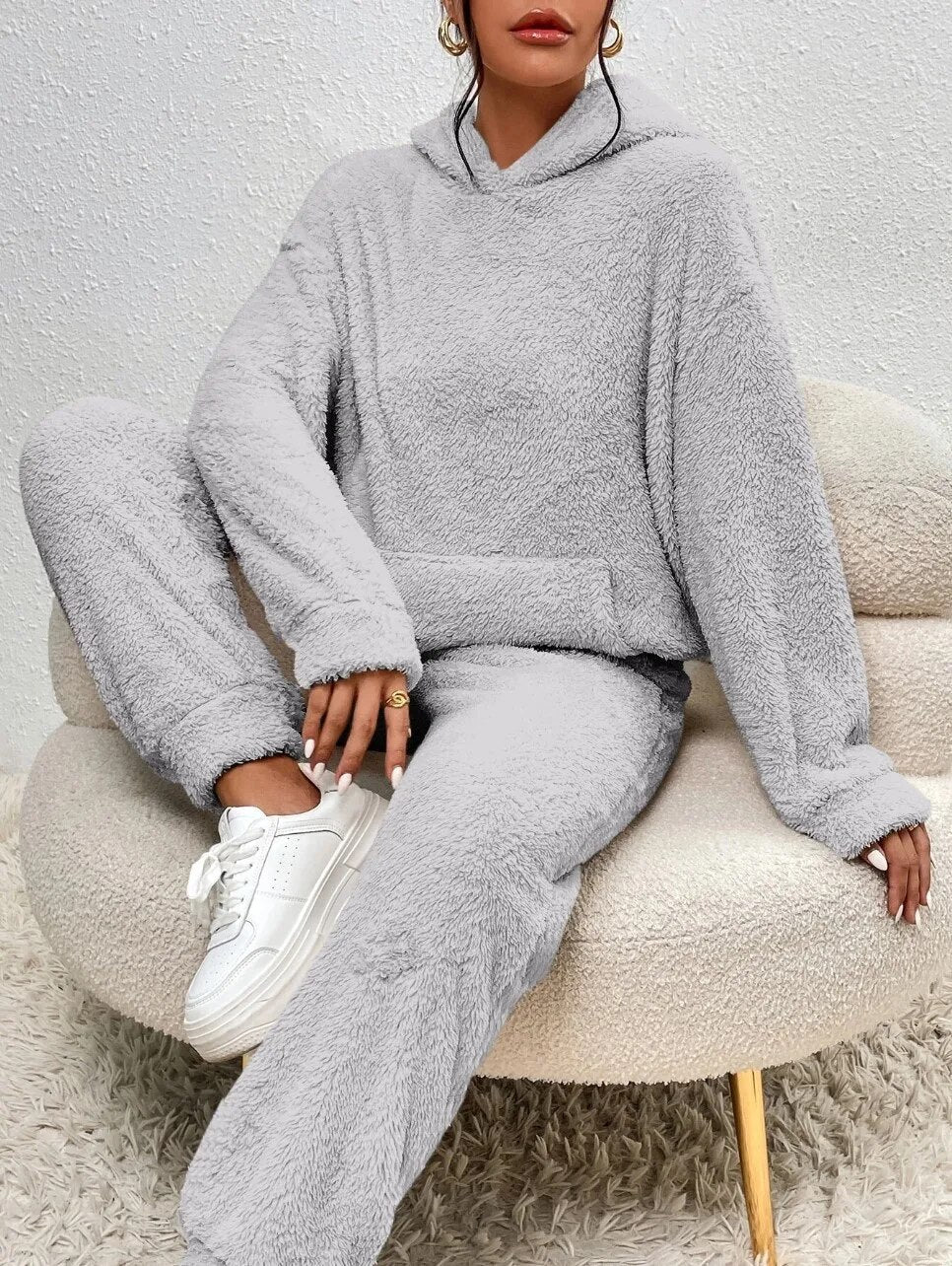 Teddy loungewear sæt – sidebillede