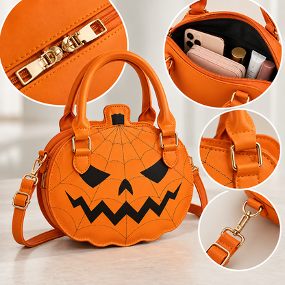 Håndtaske til Halloween – lukkedetalje