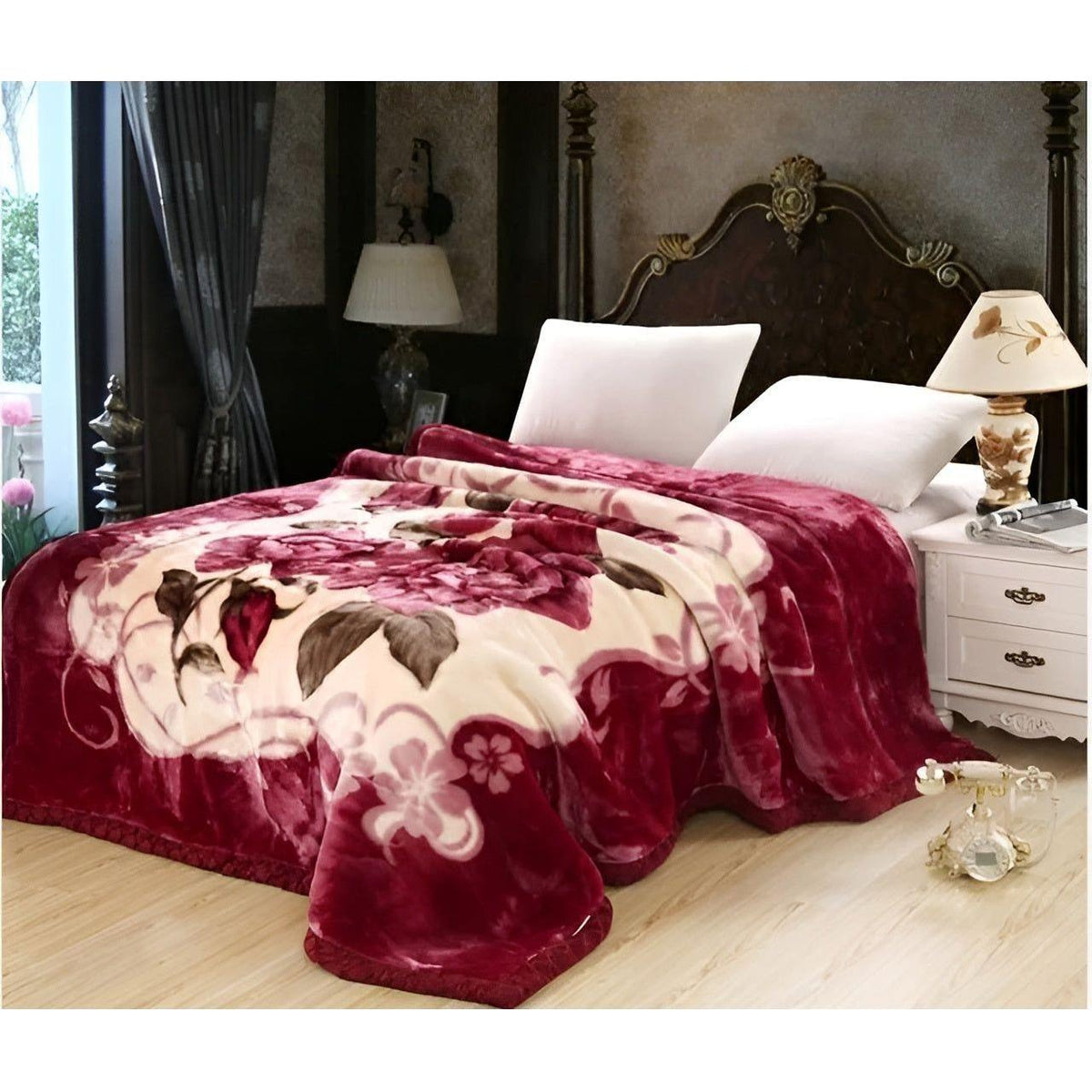 PlushDream Tæppe – Blødt Dobbeltlaget Plystæppe i Kunstpels og Mikrofiber