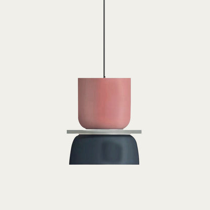Loftlampe med farveaccenter – produktfoto vinkel 2