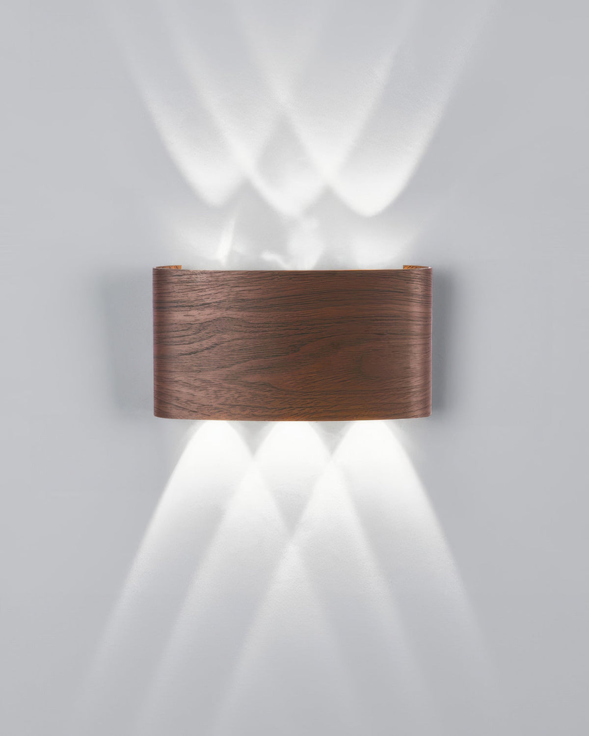 LED væglampe set forfra – 6-lys variant